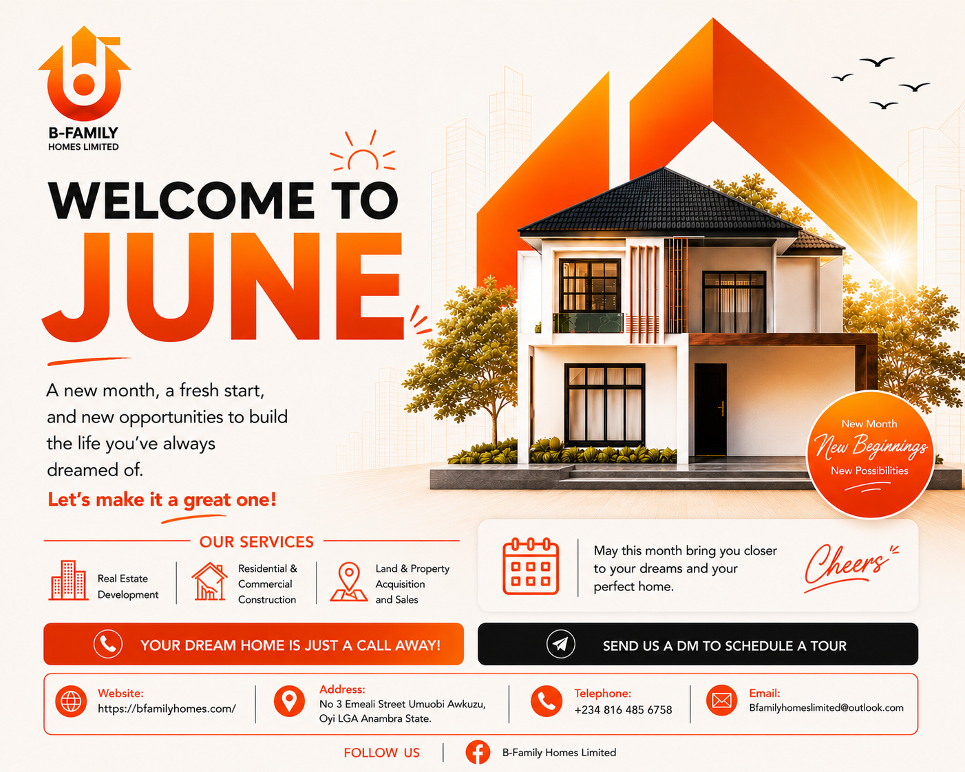 Happy New Month, Welcome to June